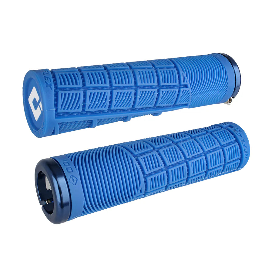 ODI REFLEX XL Lock-on greb 135 mm blå