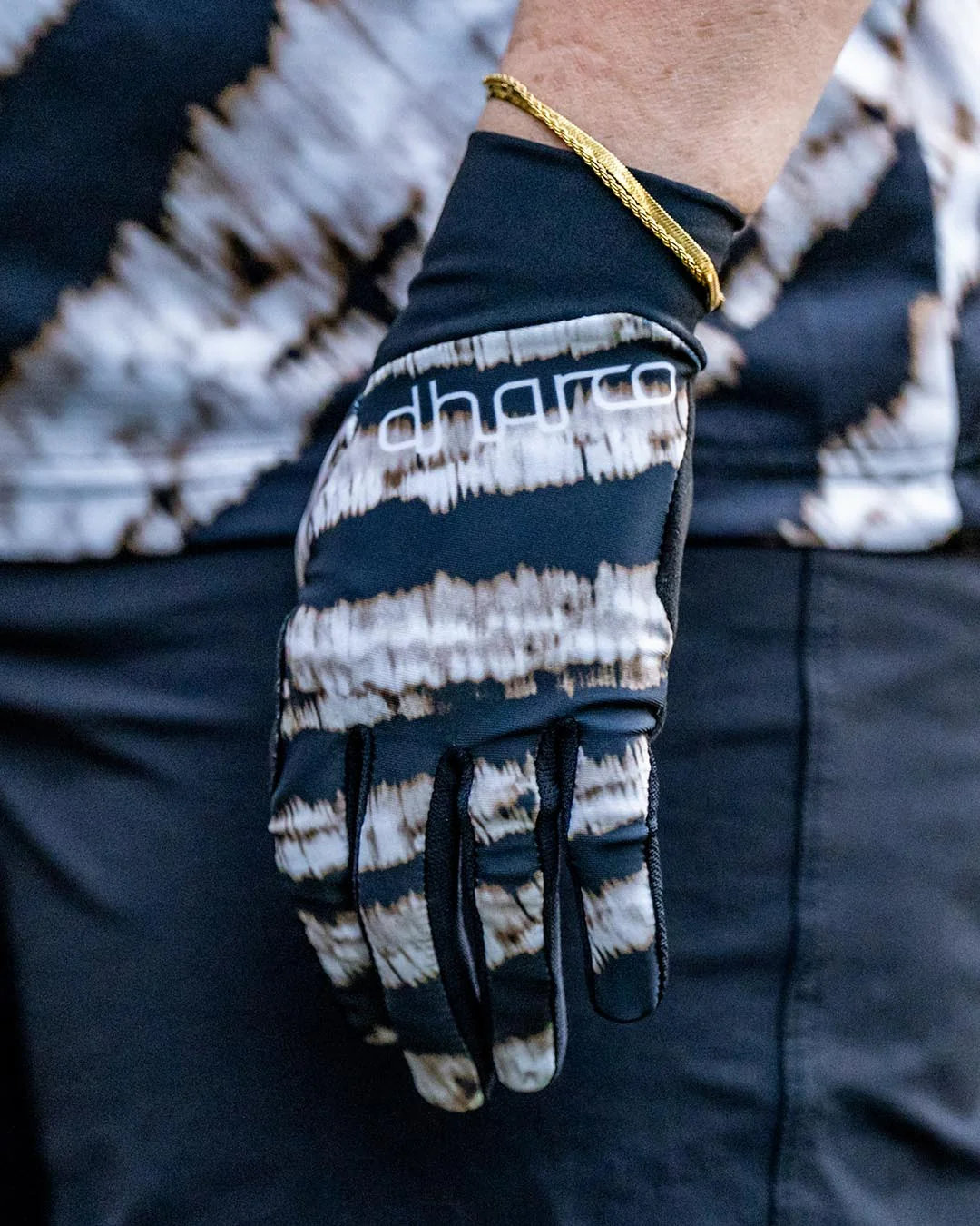 Women's TRAIL MARIGOLD MTB Gloves Black/Brown