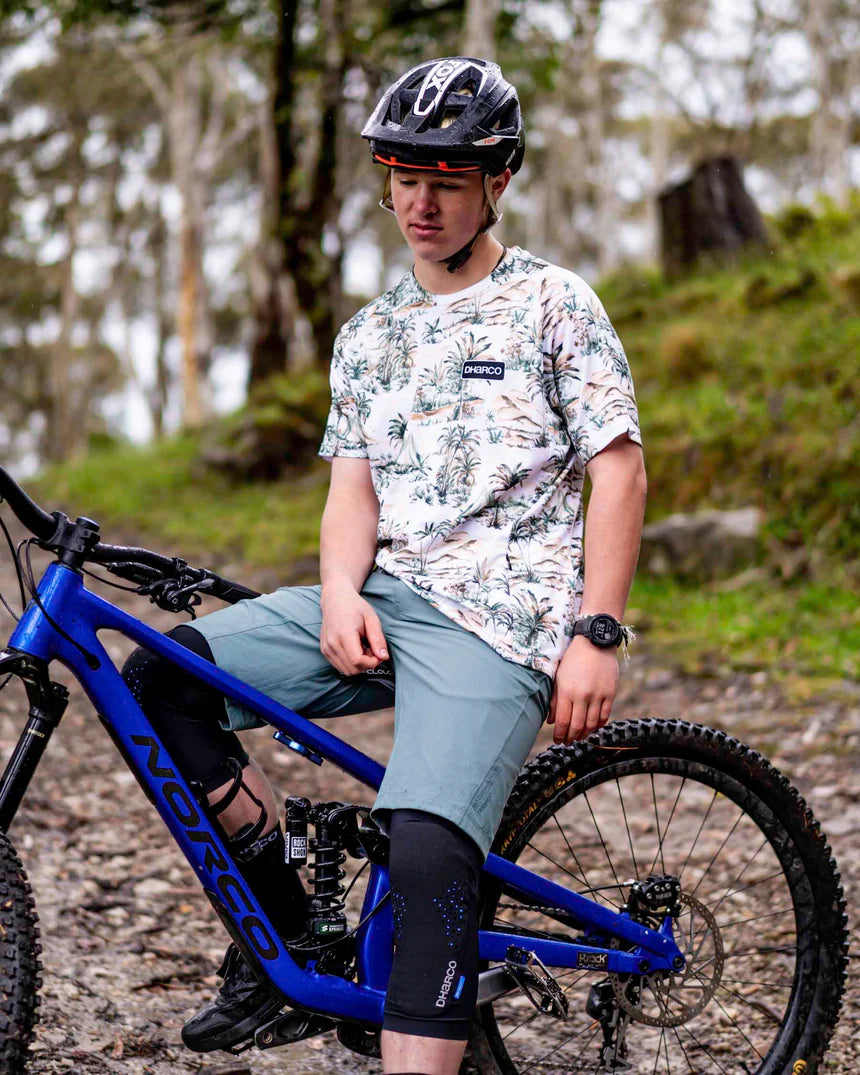 DHARCO LOST Kortærmet Jersey Beige/Grøn