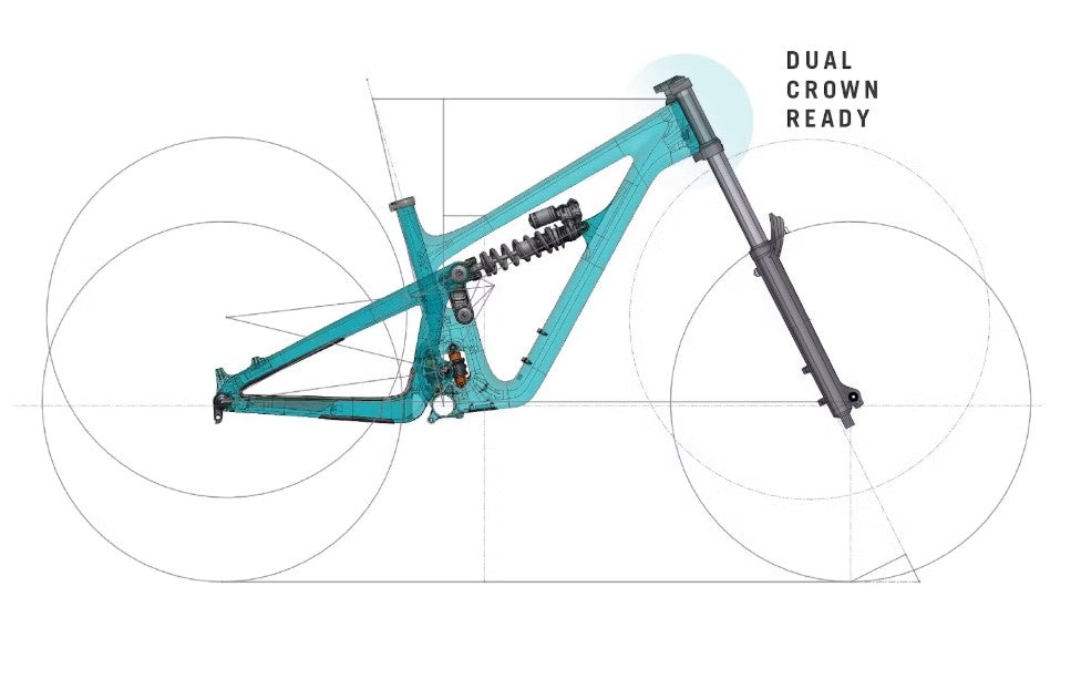 YETI SB165 27,5" T-SERIES-sæt og FACTORY T2 Dust 2024-monteringssæt