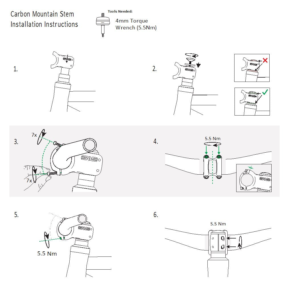 ENVE M6 Carbon frempind