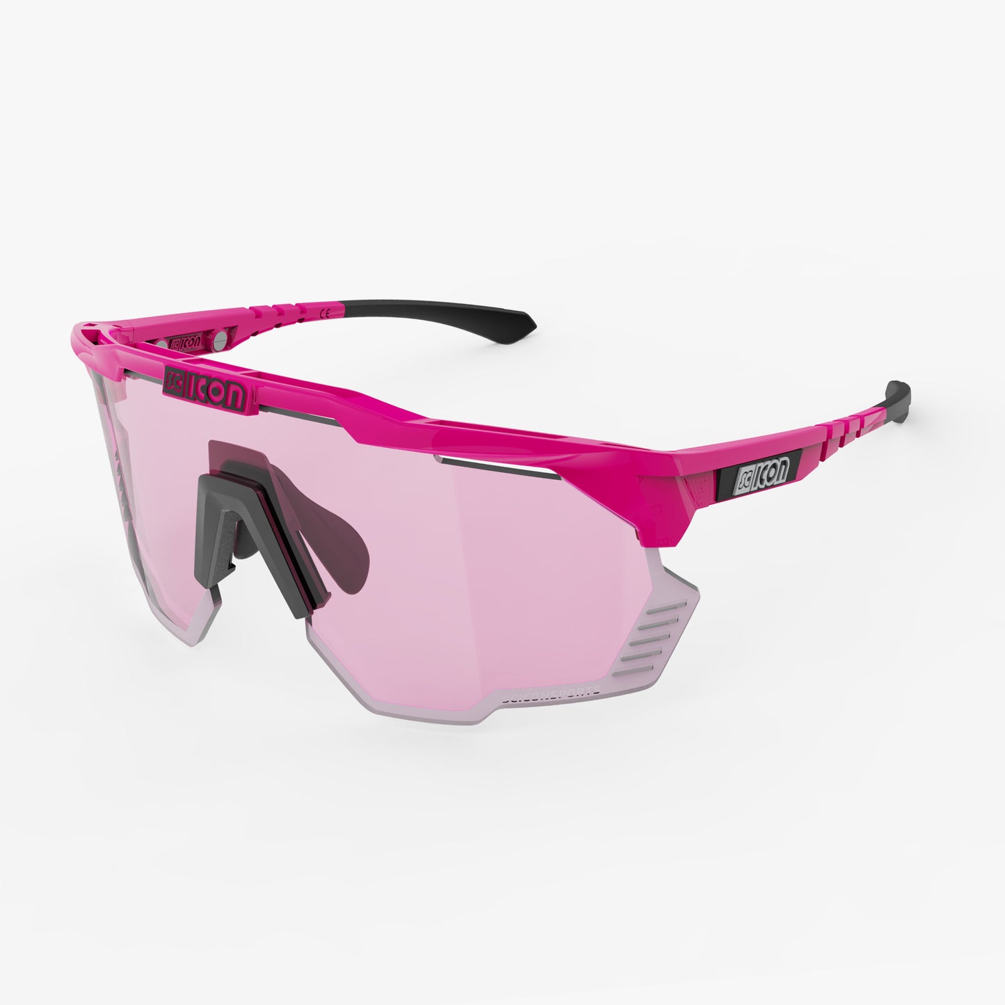 Solbriller SCICON AEROSHADE KUNKEN Fluo Pink Multimirror Blue