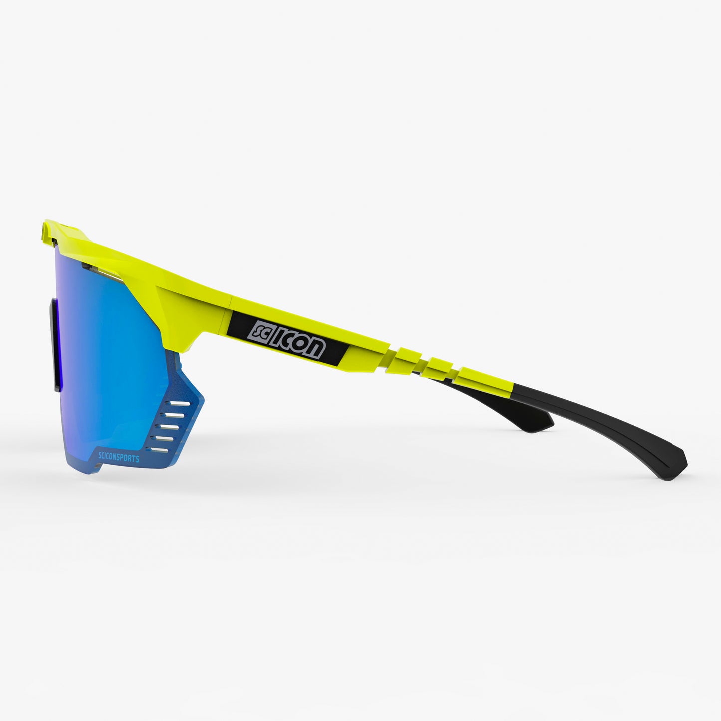 Briller SCICON AEROSHADE KUNKEN Fluo Yellow Multimirror Blue