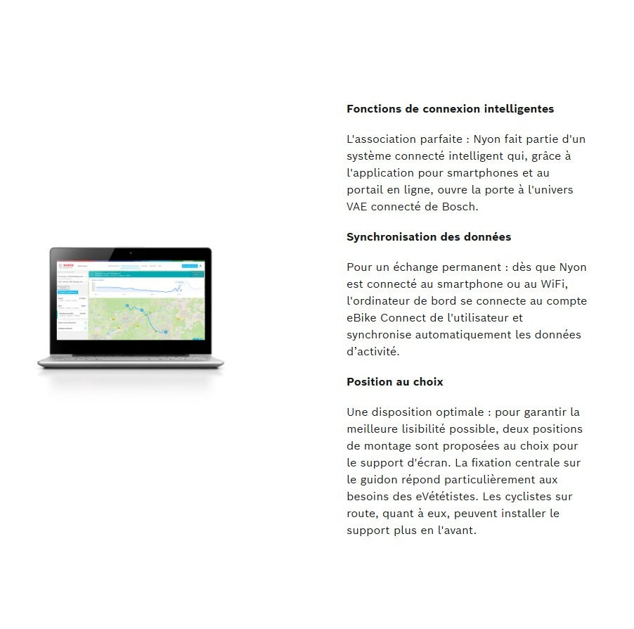 BOSCH NYON screen