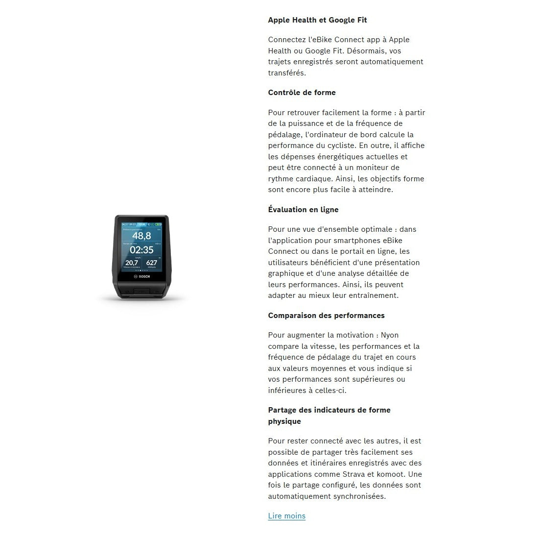 BOSCH NYON screen