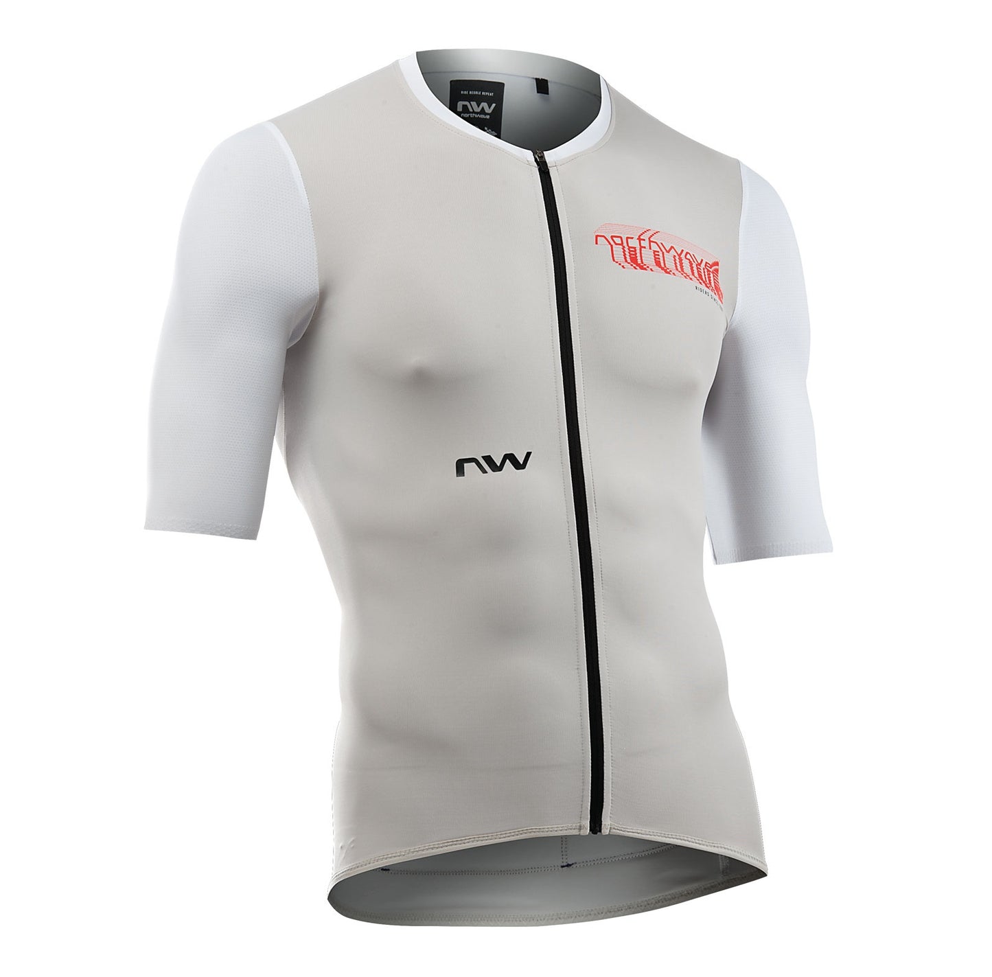 NORTHWAVE ESSENCE EVO Short Sleeve Jersey Grey/White
