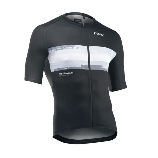 NORTHWAVE FORCE EVO Kortærmet Jersey Sort/Hvid