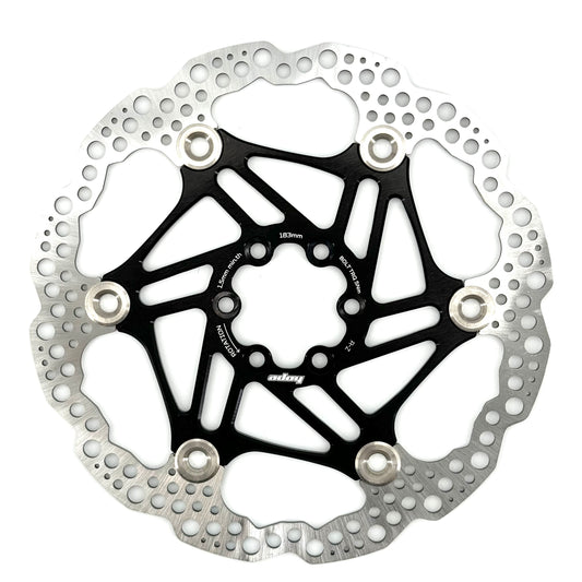 HOPE X2/E4/V4 6-hullers flydende skive Sort