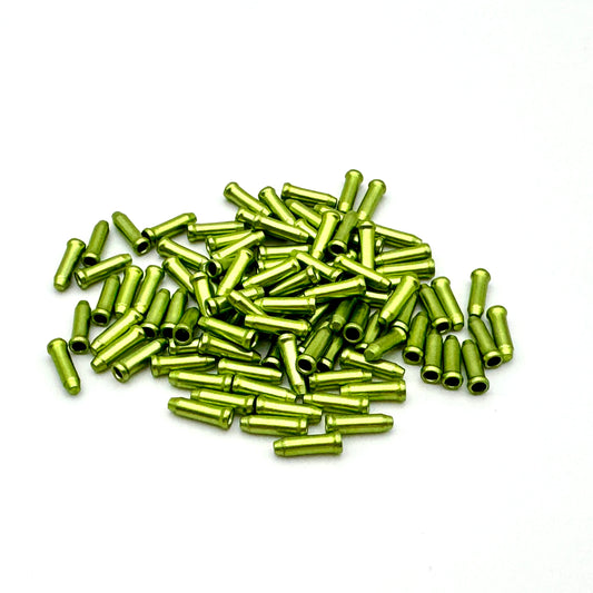 CLARKS Derailleur Cable Ends (x100) Green