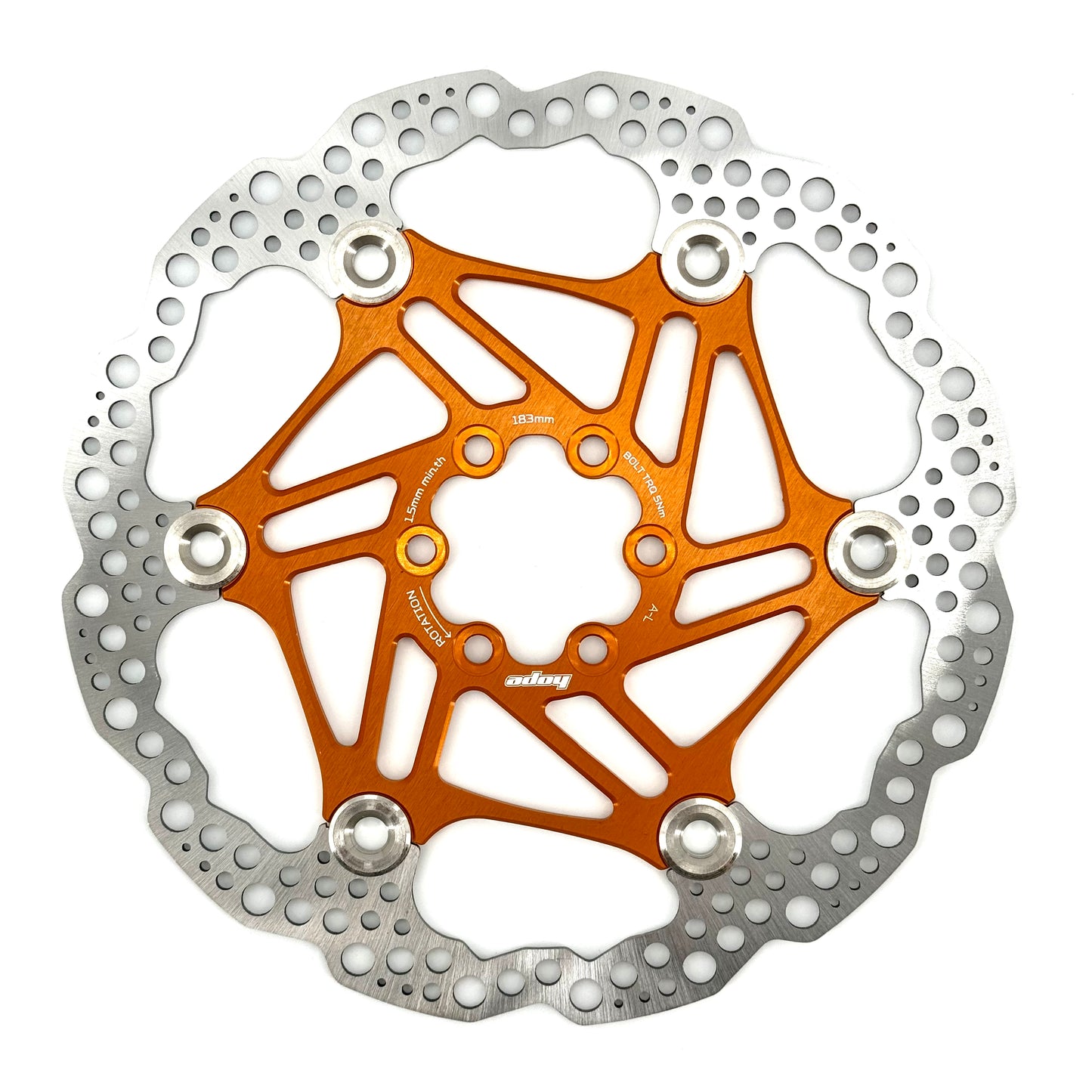 HOPE X2/E4/V4 6-hullers flydende skive Orange