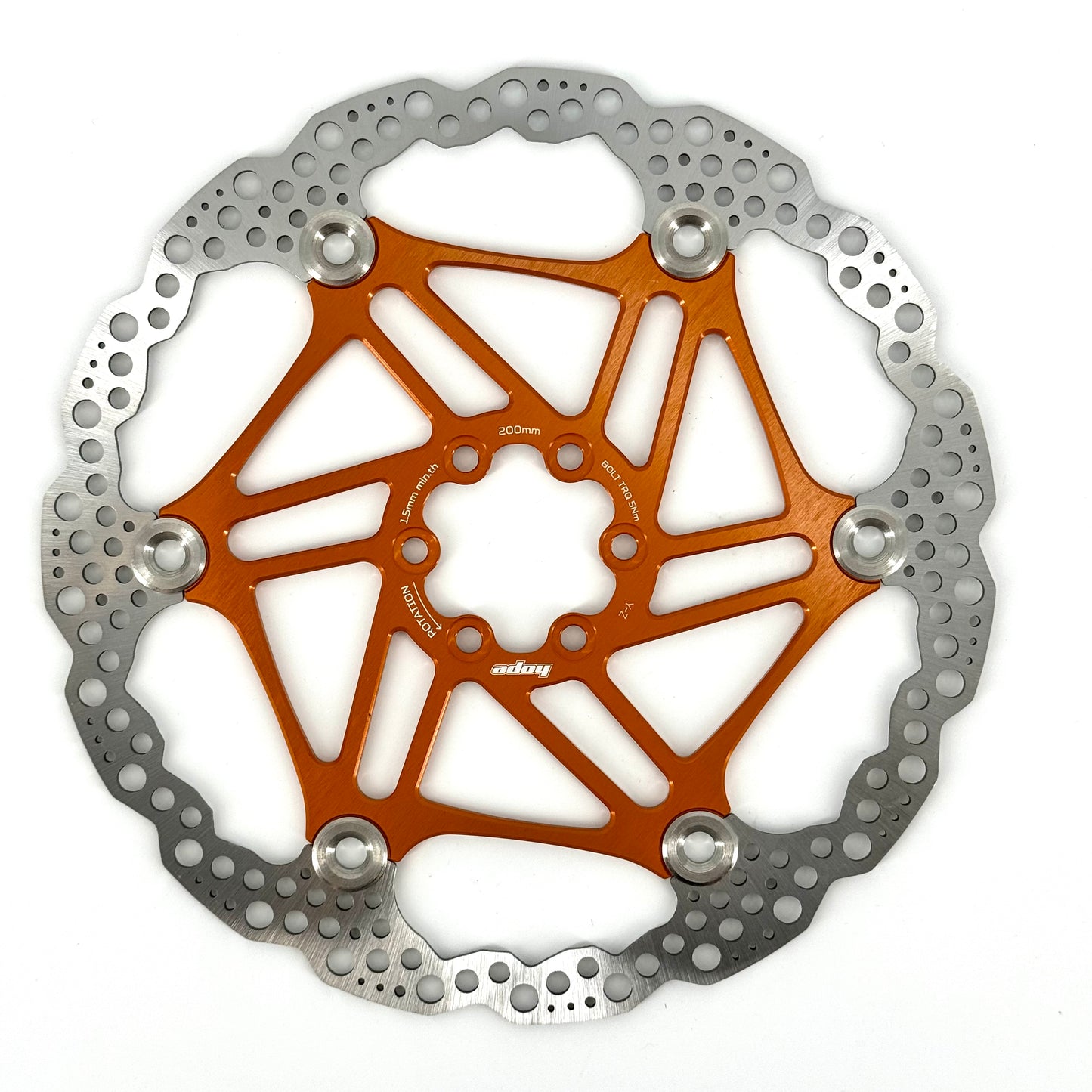 HOPE X2/E4/V4 6-hullers flydende skive Orange