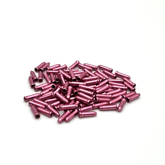 CLARKS Derailleur Cable Ends (x100) Pink