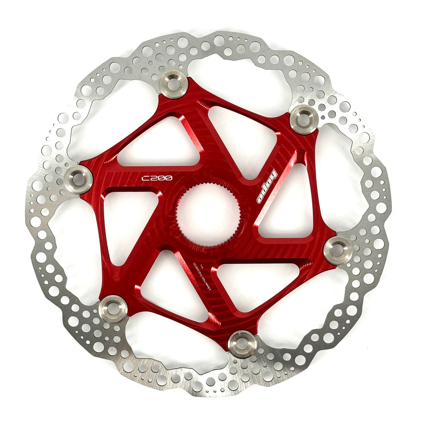 HOPE Floating Disc Center Lock Red