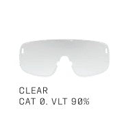 POC PROPEL + Black Glasses Clarity Road Sunny Silver