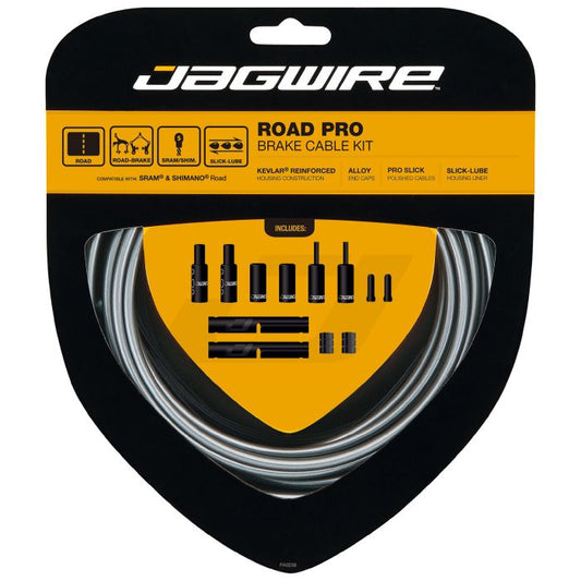 JAGWIRE ROAD PRO bremsekabel- og slangesæt grå