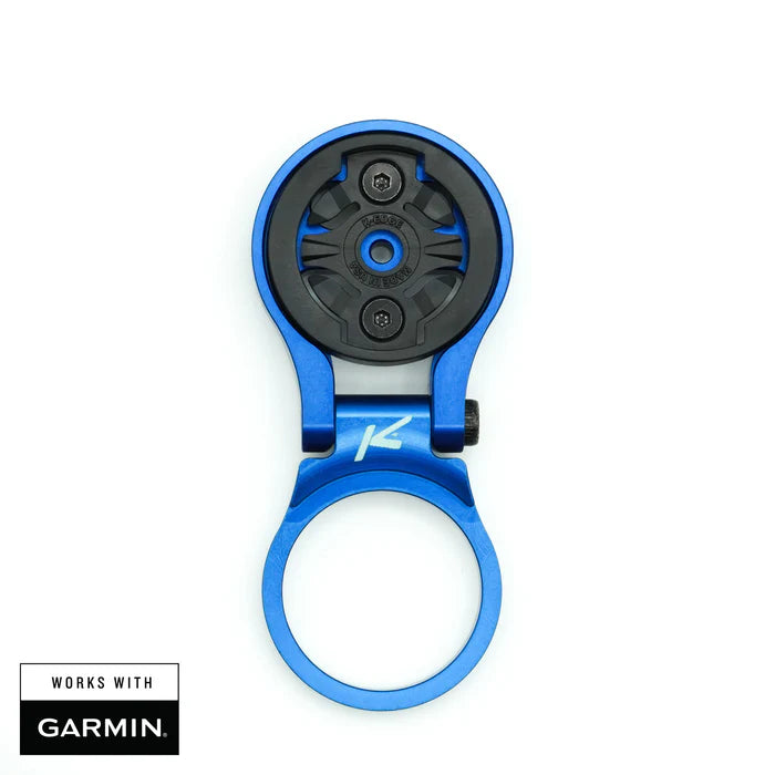 Justerbar frempindsmontering til Garmin K-EDGE MTB GPS Blå