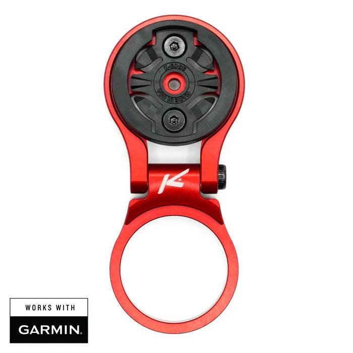 Justerbar frempindsmontering til Garmin K-EDGE MTB GPS Rød