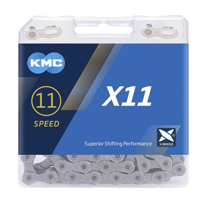 KMC X11 11-tands kæde, sølvfarvet