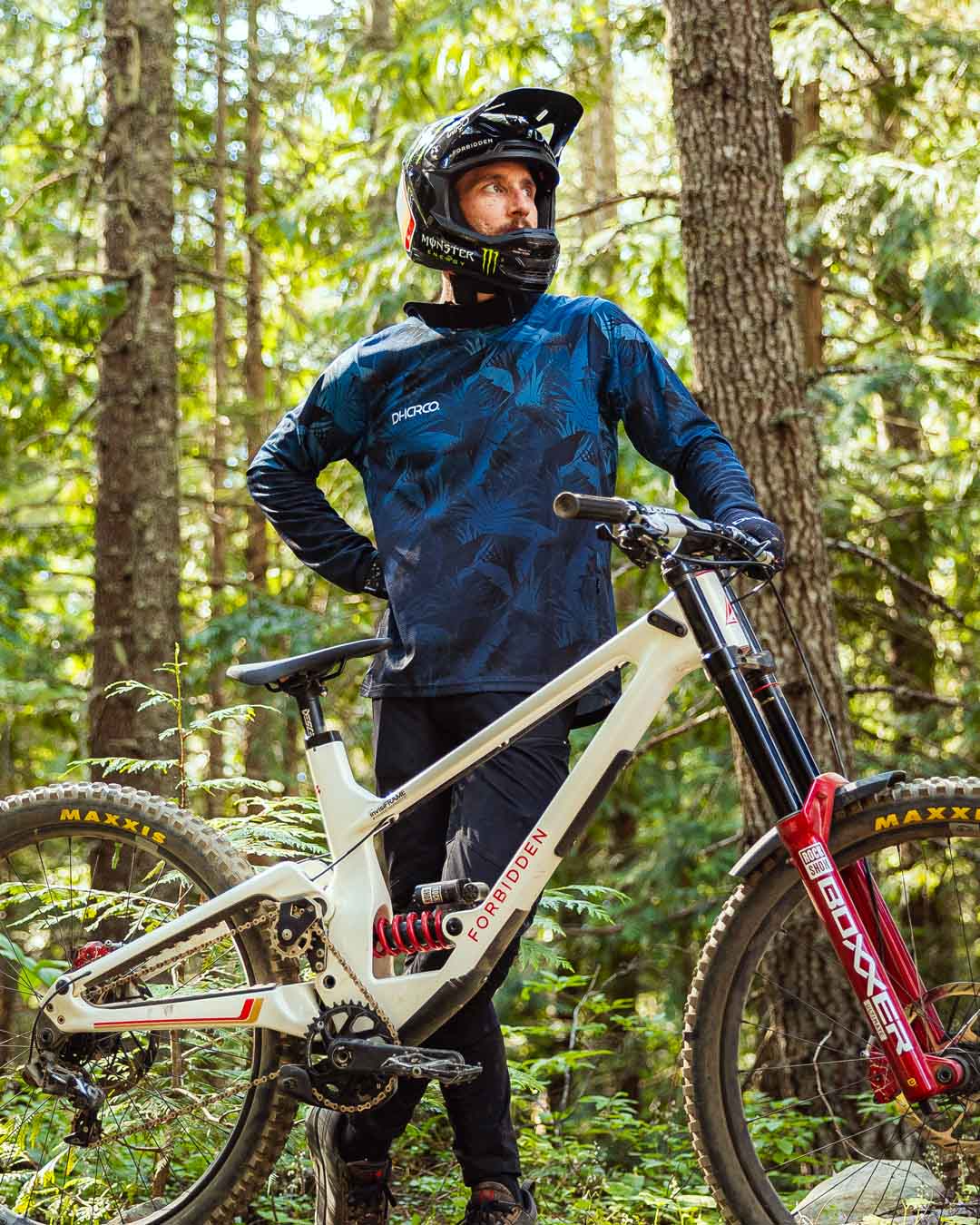 DHARCO GRAVITY DARK ROOM Long Sleeve Jersey Blue