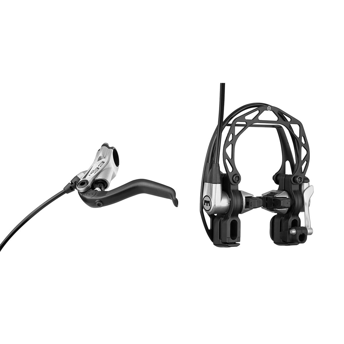 MAGURA HS33 2-finger for- eller bagbremse Sølv