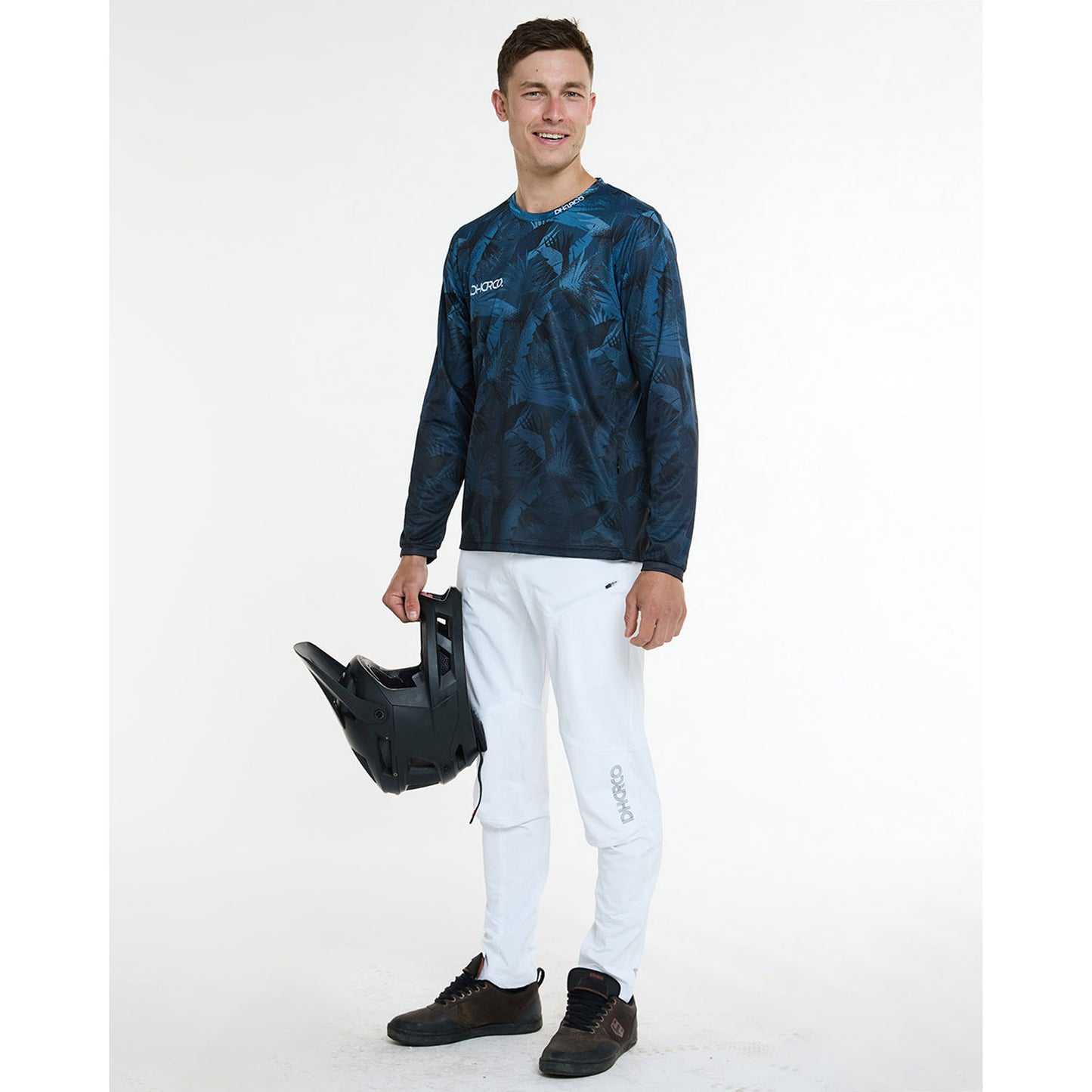 DHARCO GRAVITY DARK ROOM Long Sleeve Jersey Blue