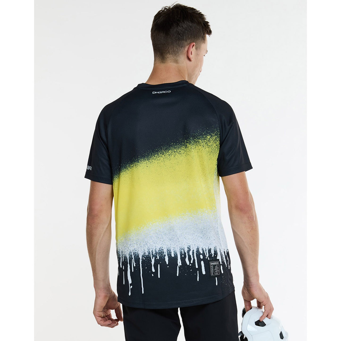 DHARCO ACID RAIN Short Sleeve Jersey Black/Yellow