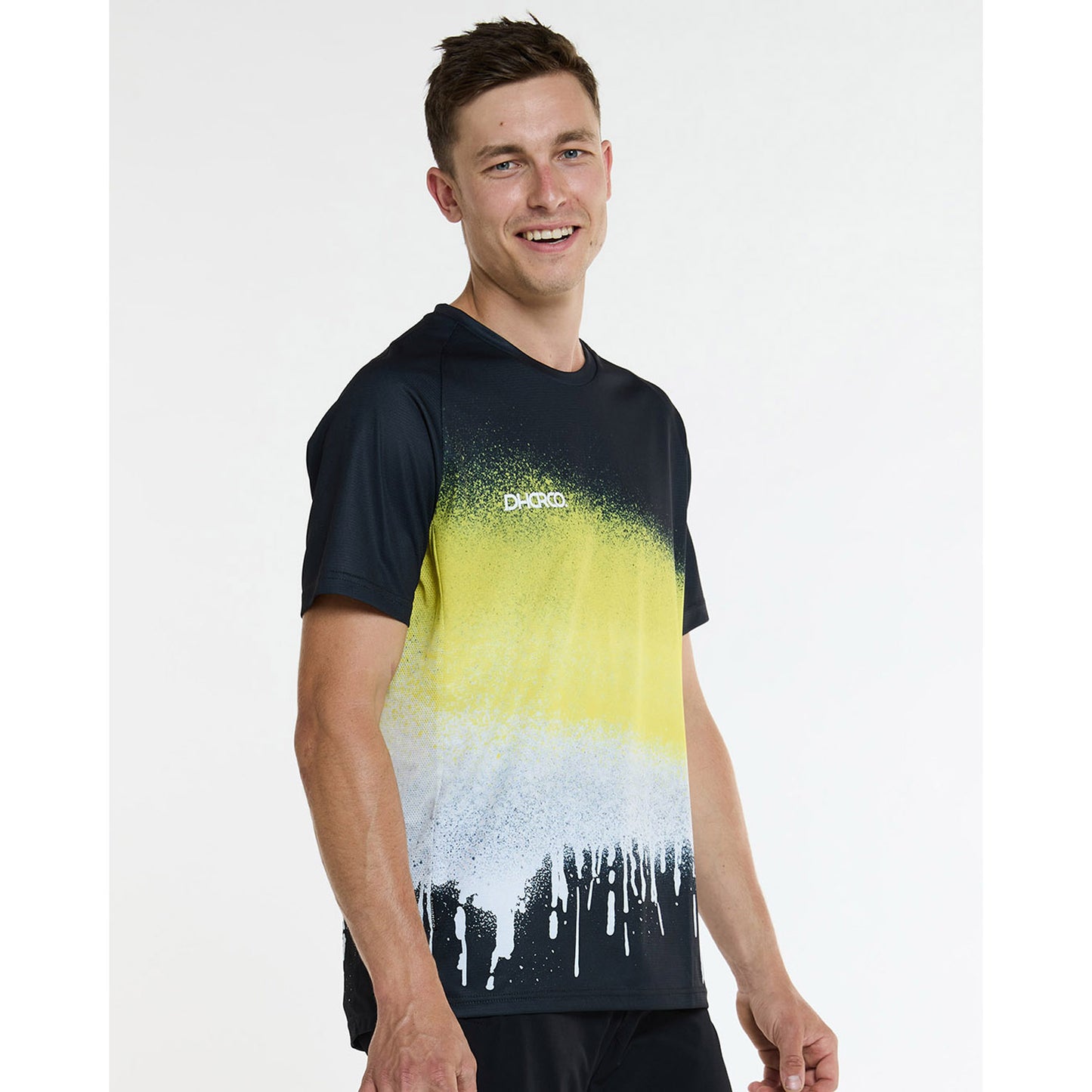 DHARCO ACID RAIN Short Sleeve Jersey Black/Yellow