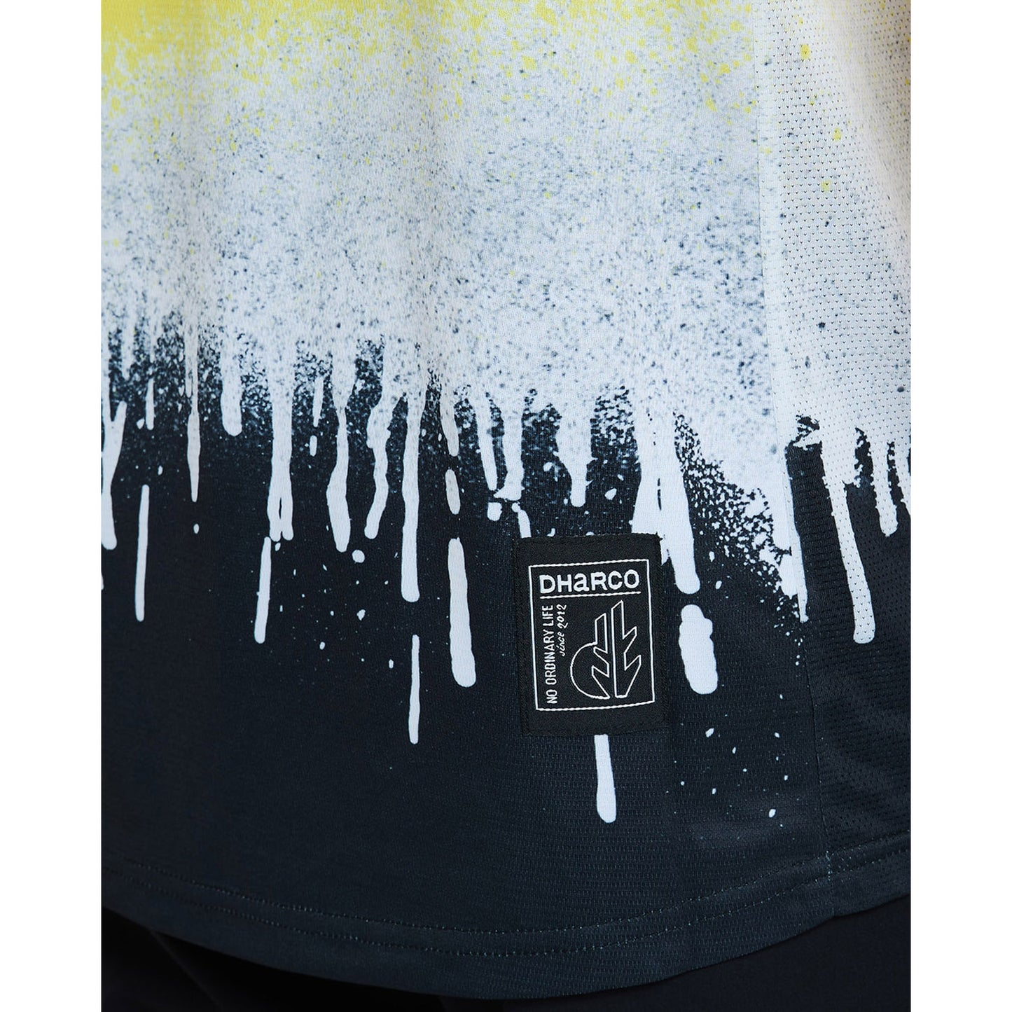 DHARCO ACID RAIN Short Sleeve Jersey Black/Yellow