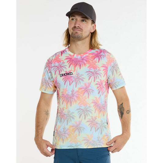 DHARCO HIGHBALL Kortærmet trøje Pink/Blå