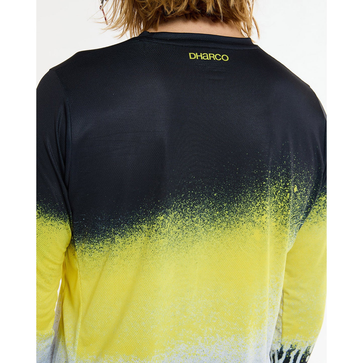 DHARCO RACE ACID RAIN Langærmet trøje Sort/gul