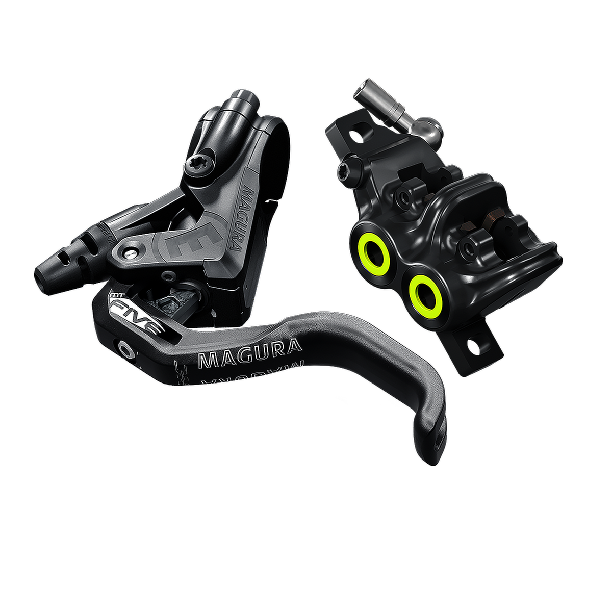 Et par Magura MT5 Pro skivebremser Storm HC 203/180 mm