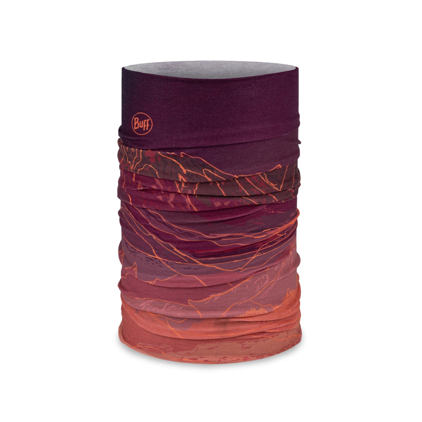 BUFF ORIGINAL ECOSTRETCH Unal Bordeaux/Orange halskæde