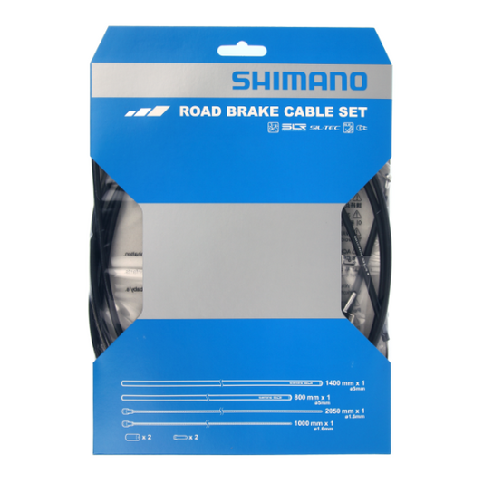 SHIMANO PTFE bremsekabel- og slangesæt sort
