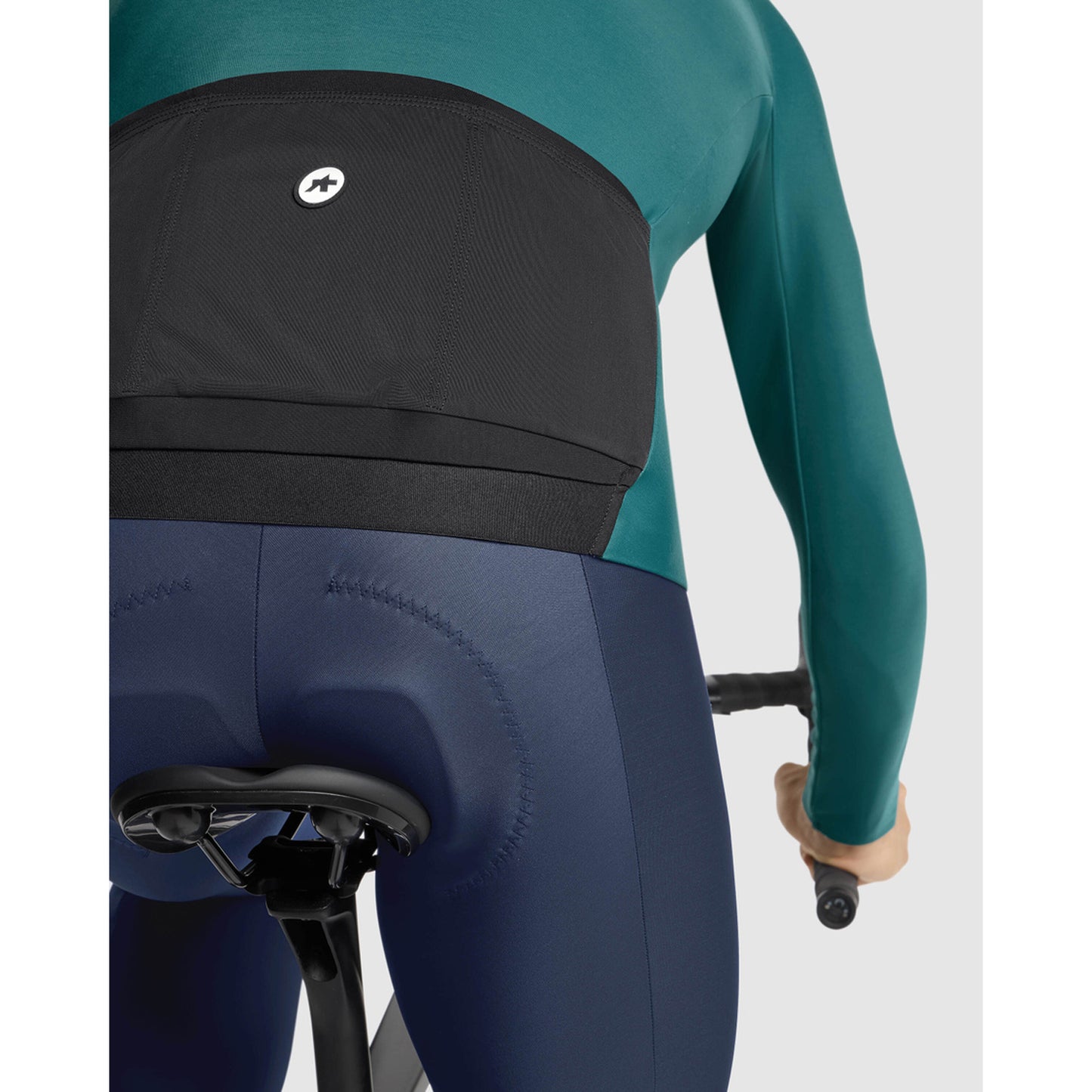ASSOS MILLE GT SPRING FALL C2 Long Sleeve Foundation Green Jersey