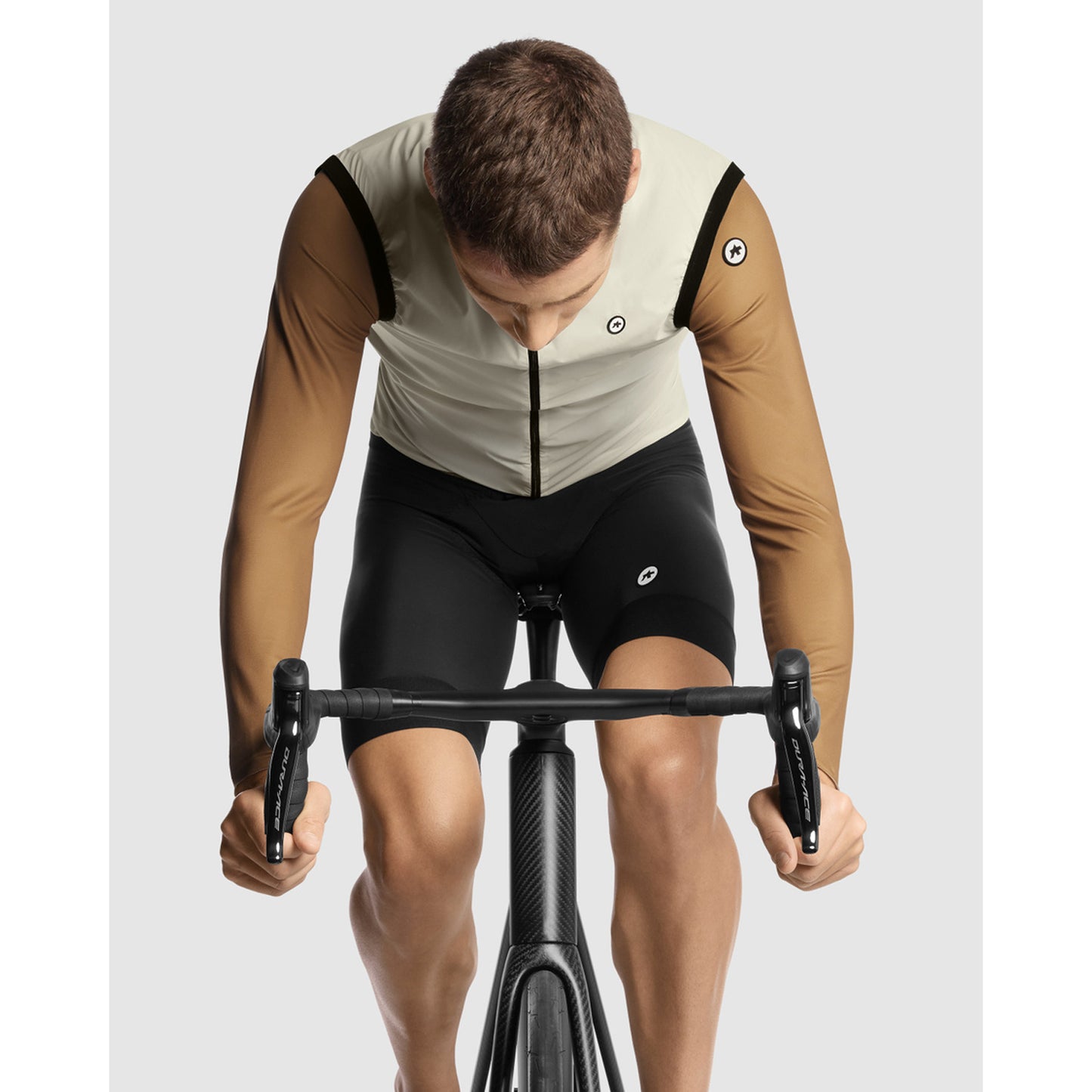 ASSOS MILLE GT Wind C2 Moon Sand Jakke uden ærmer