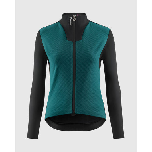 ASSOS UMA GT HASHOOGI S11 Foundation grøn jakke til kvinder