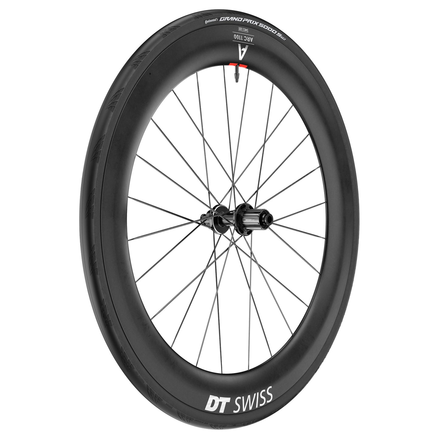 Pair of DT SWISS ARC 1100 DICUT WTS 65 Tubeless Ready Wheels (Center Lock)