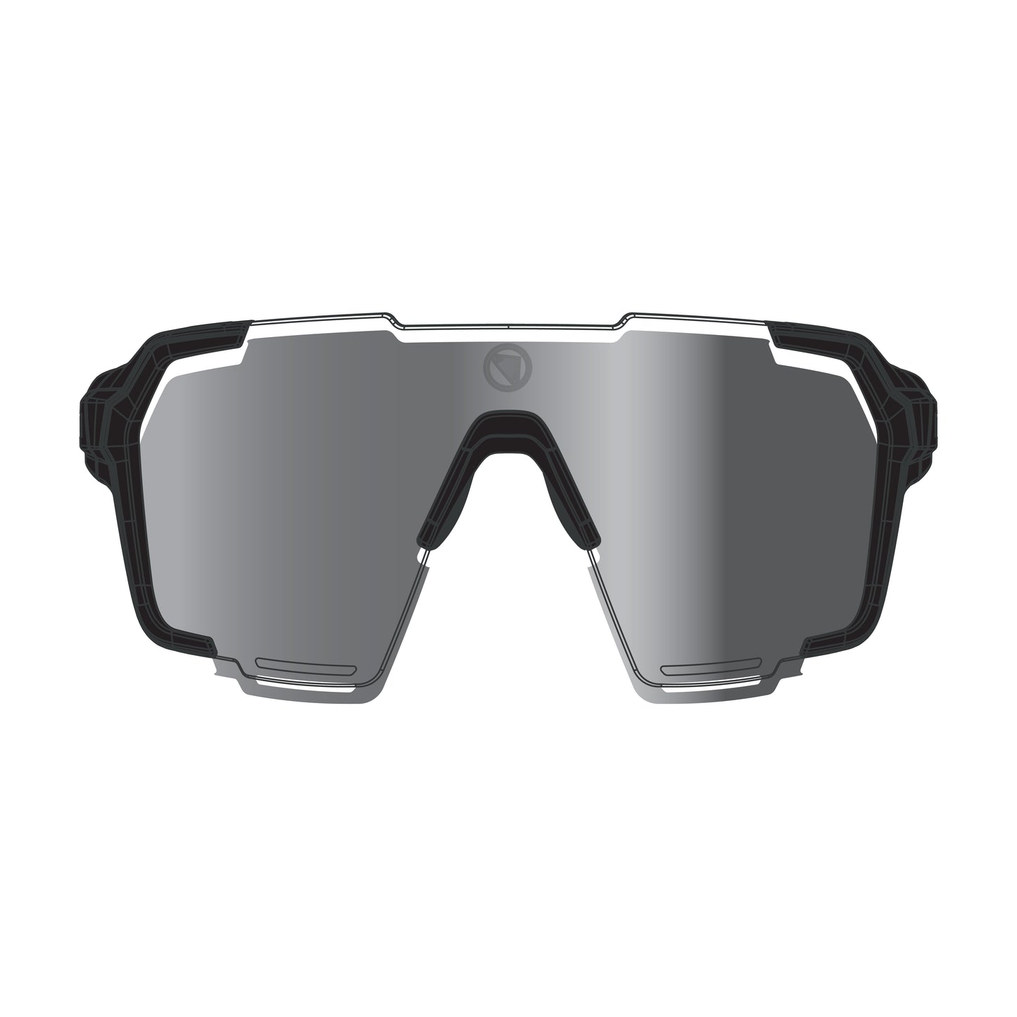ENDURA SINGLETRACK FRAMELESS beskyttelsesbriller Sort 2025