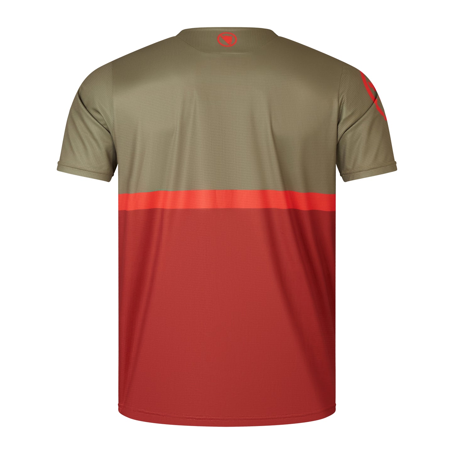 ENDURA SINGLETRACK CORE TEE II Kortærmet Jersey Khaki/Rød 2025