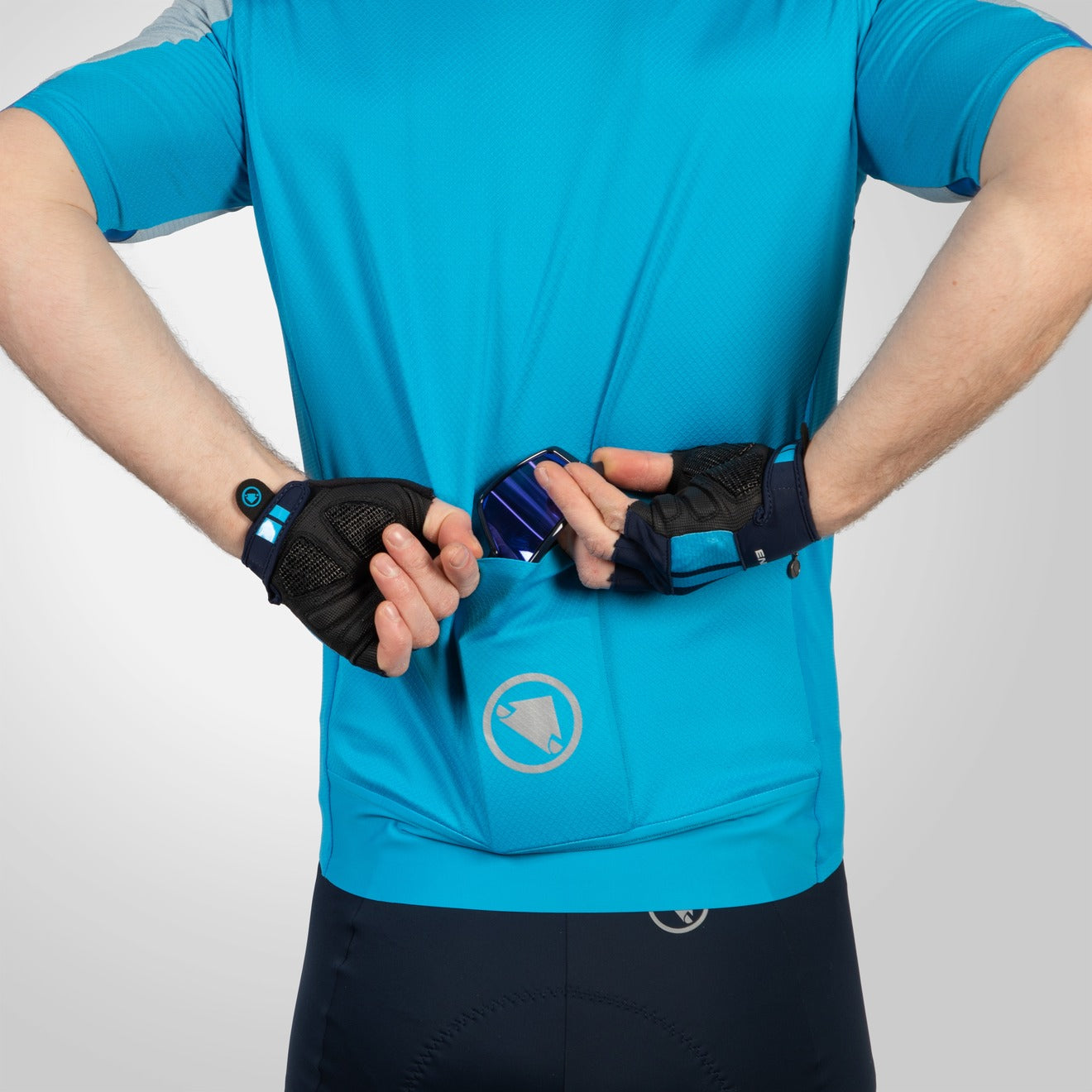 ENDURA FS260 Kortærmet Jersey Blå