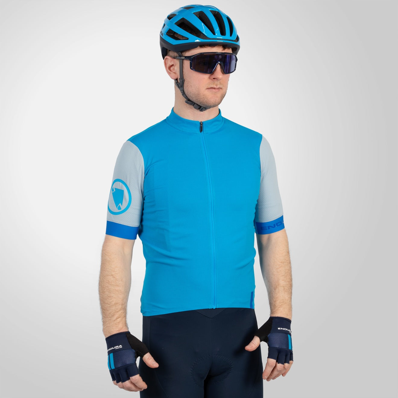 ENDURA FS260 Kortærmet Jersey Blå