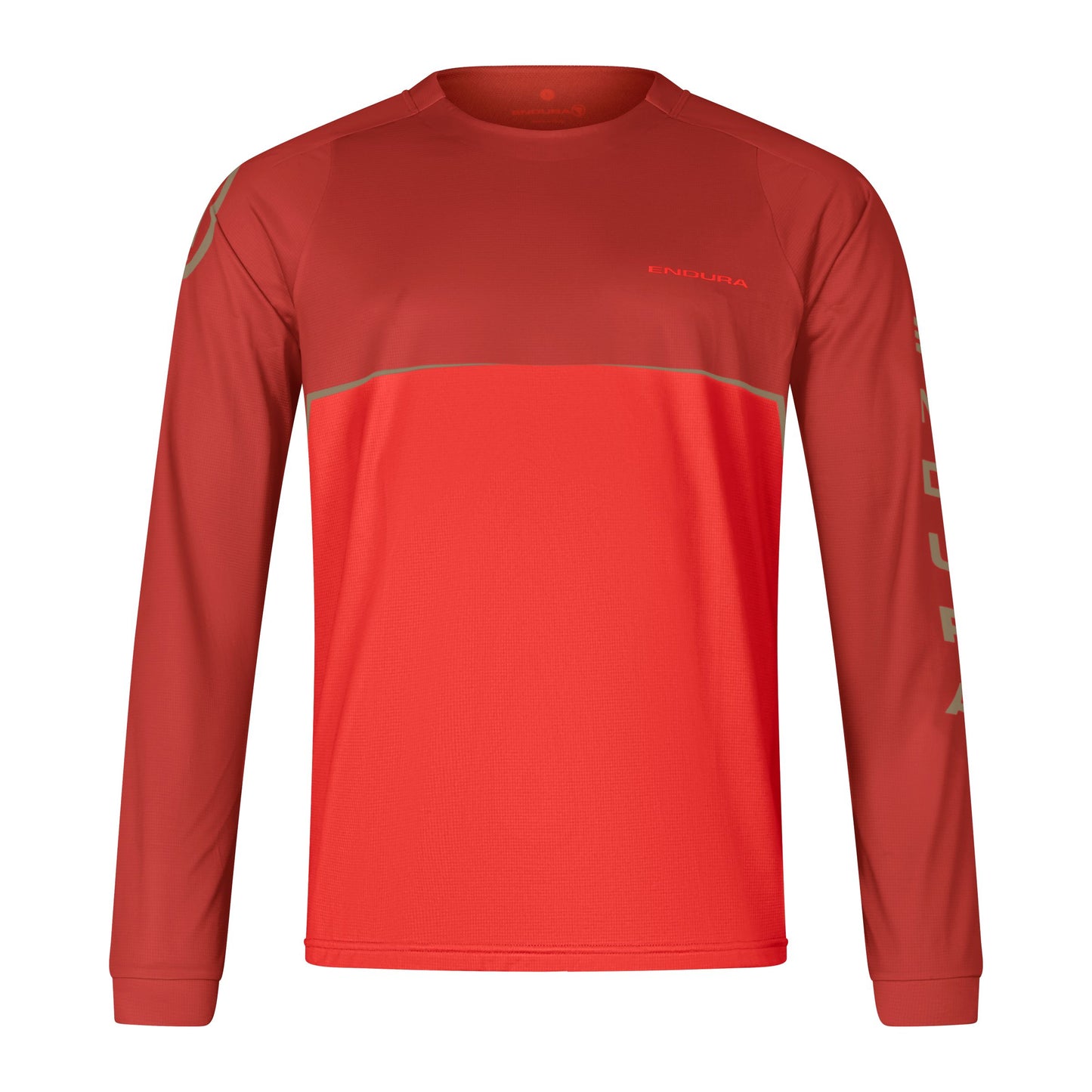ENDURA CORE PRINTED Langærmet Jersey Rød 2025