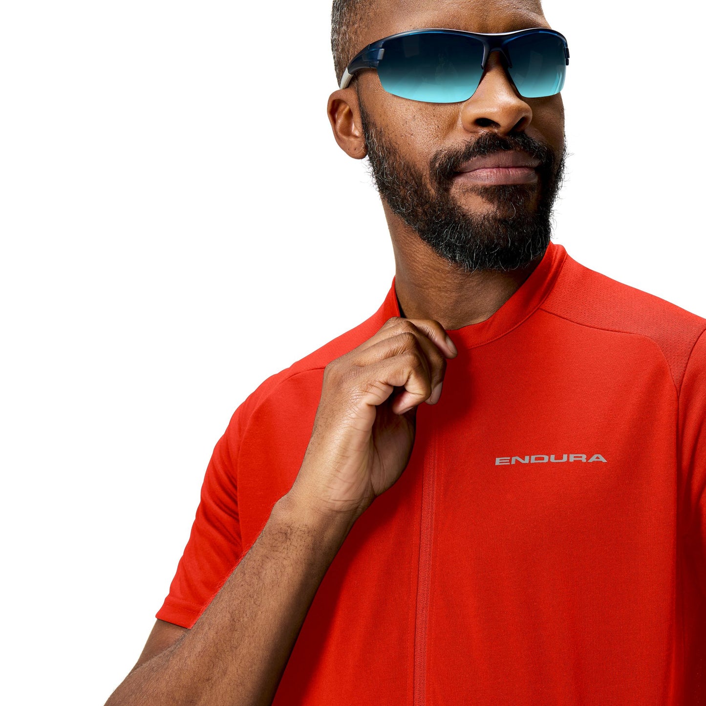 ENDURA LOOP ZIPPED Kortærmet Jersey Rød 2025