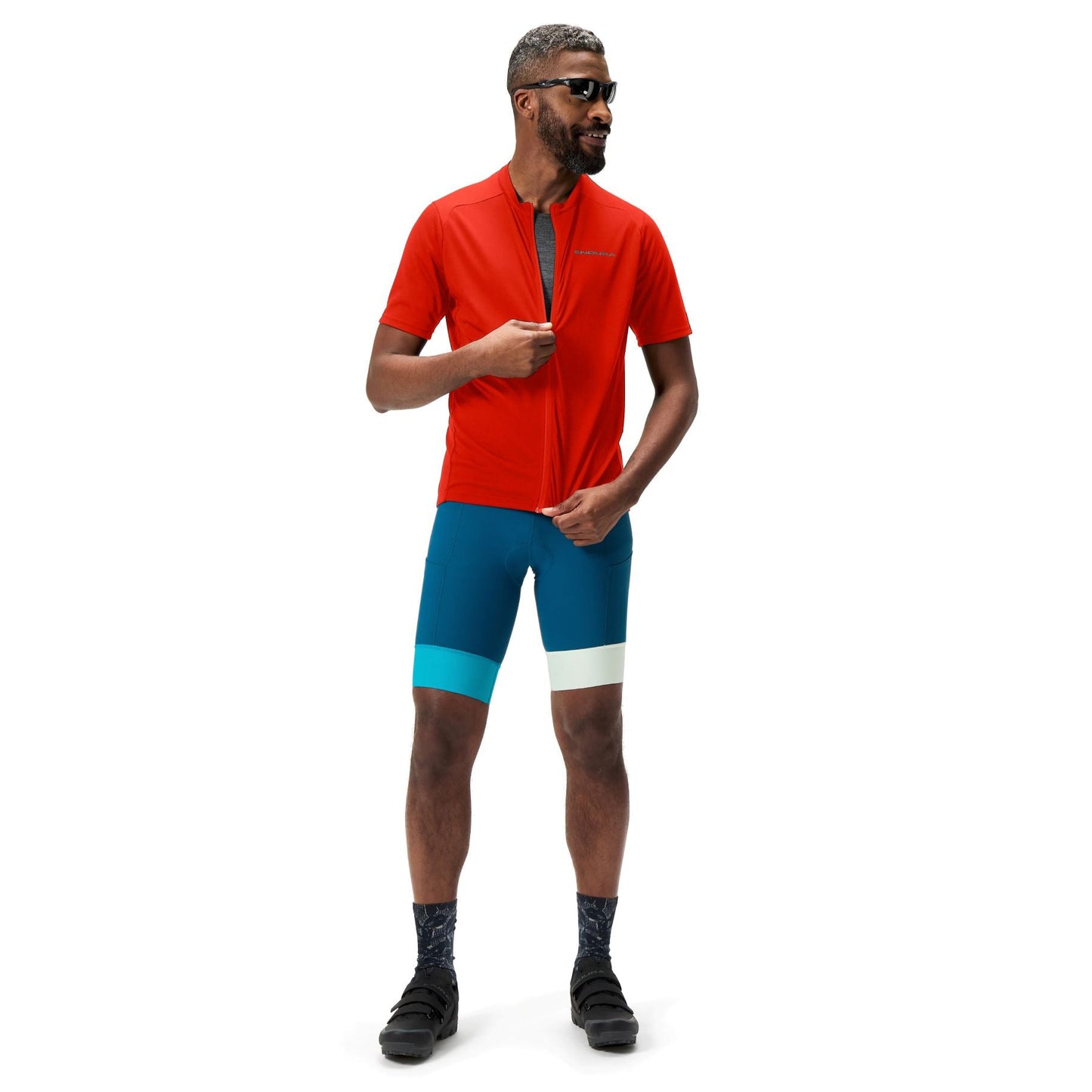 ENDURA LOOP ZIPPED Kortærmet Jersey Rød 2025
