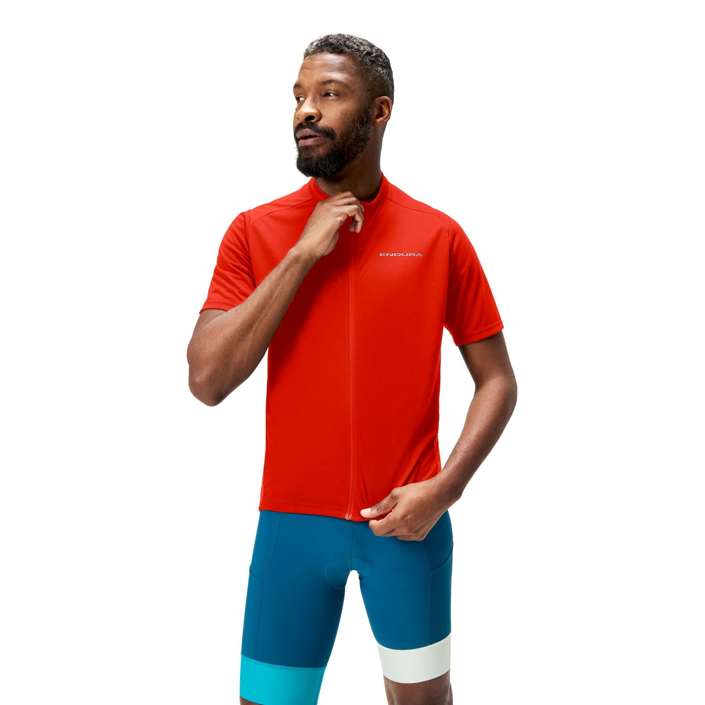 ENDURA LOOP ZIPPED Kortærmet Jersey Rød 2025
