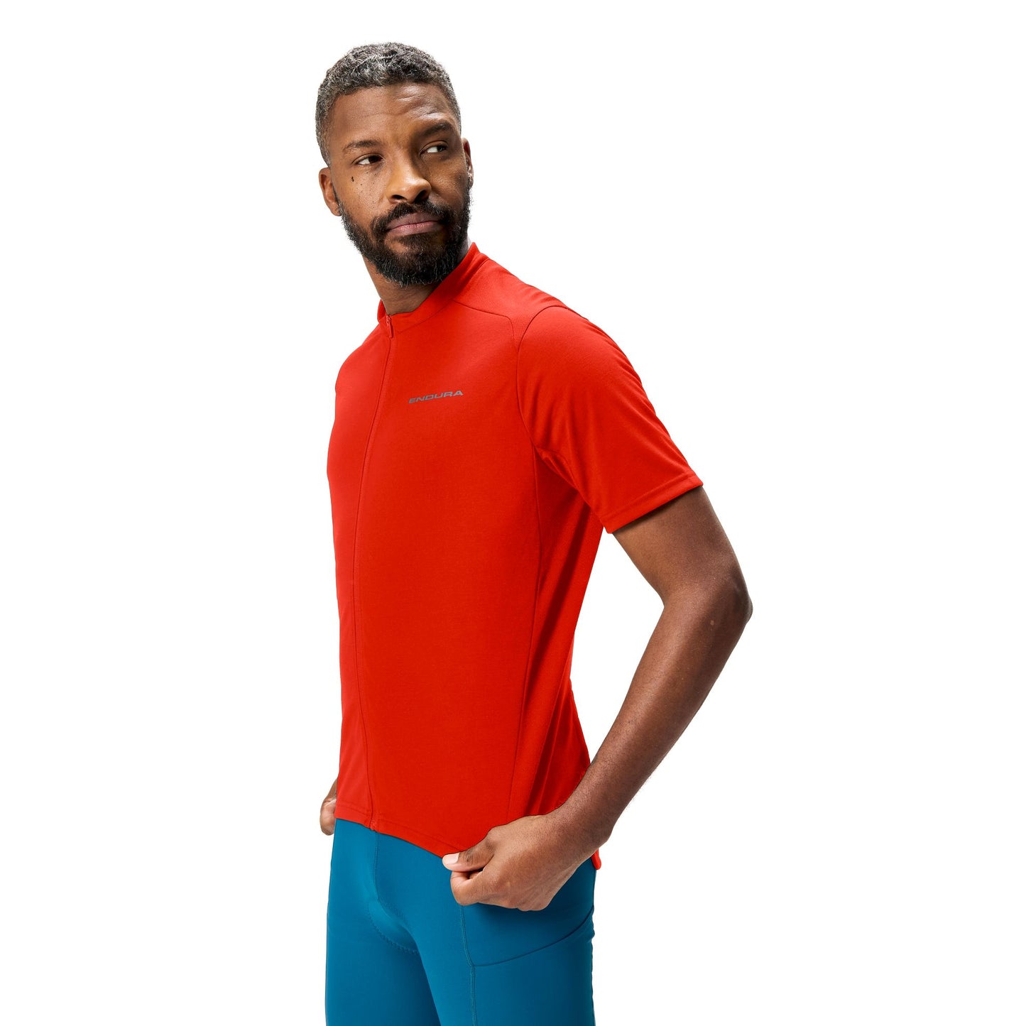 ENDURA LOOP ZIPPED Kortærmet Jersey Rød 2025