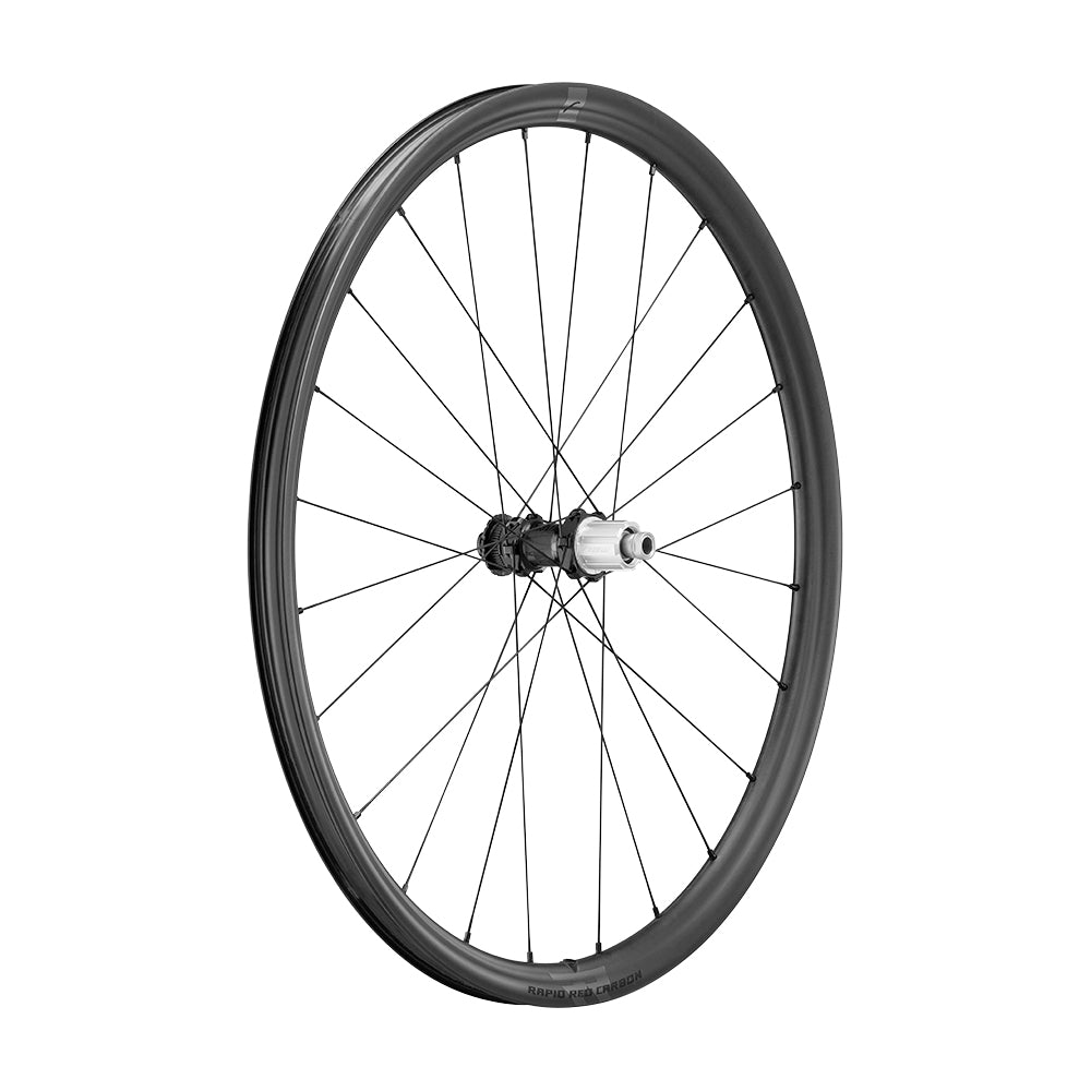 Par FULCRUM RAPID RED CARBON 700c Tubless Ready Center lock-hjul)