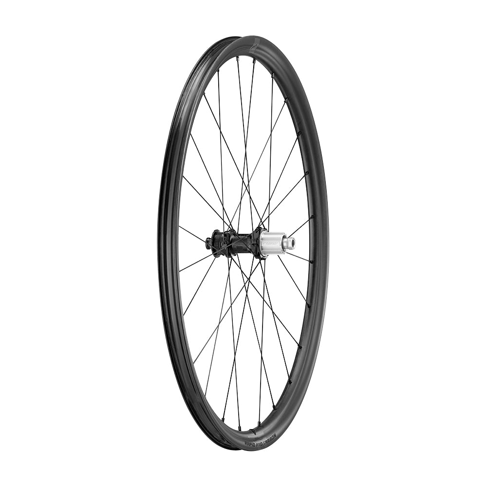 Par FULCRUM RAPID RED CARBON 700c Tubless Ready Center lock-hjul)