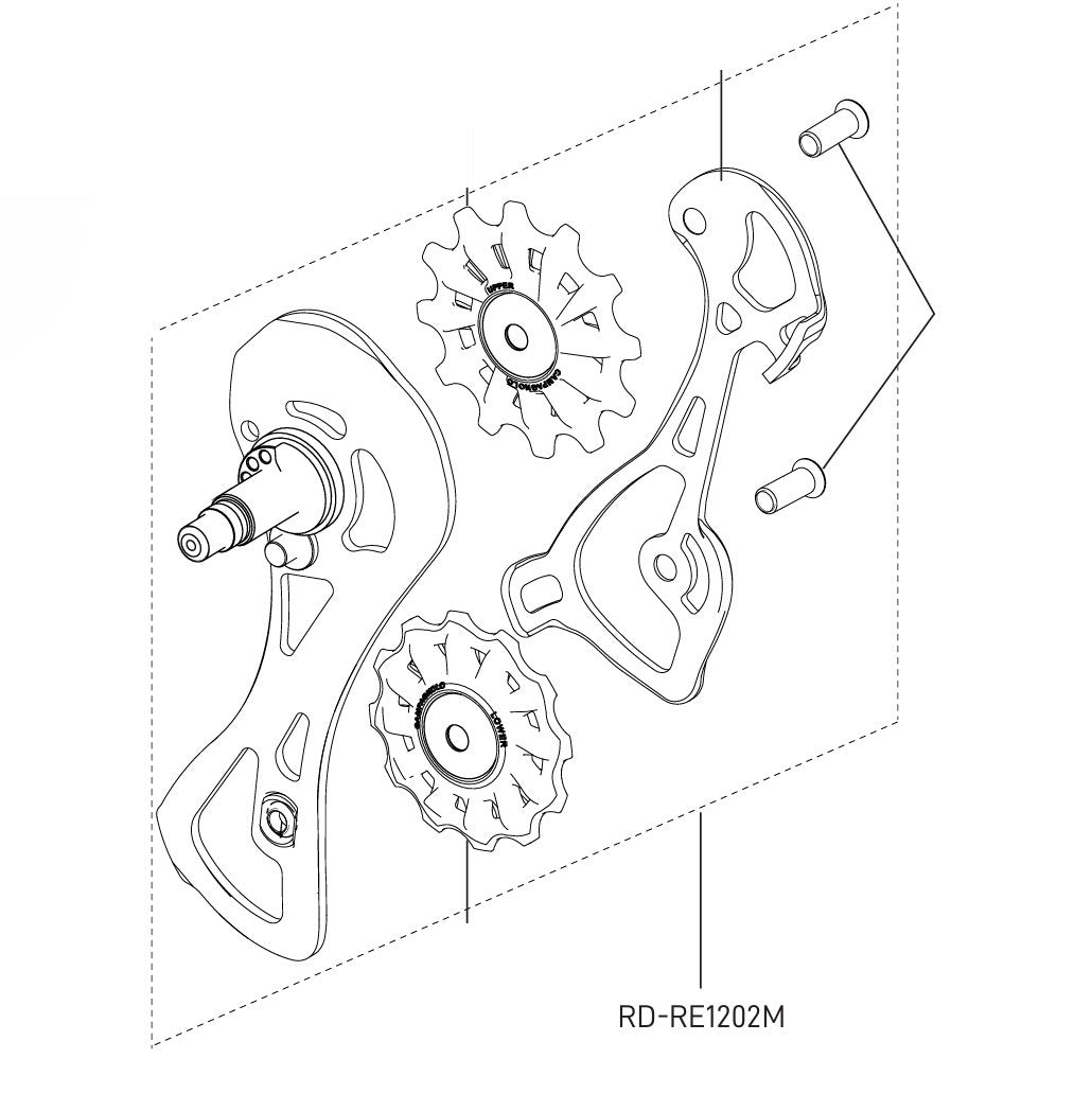 CAMPAGNOLO RECORD 12V Medium Cage Derailleur-hjul
