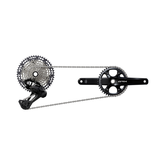 SHIMANO GRX RX827 12 speed SGS 10-51 bagskifter